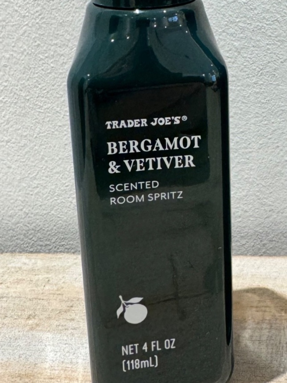 Trader Joe's Bergamot & Vetiver Scented Room Spritz 4oz Seasonal Edition I irish